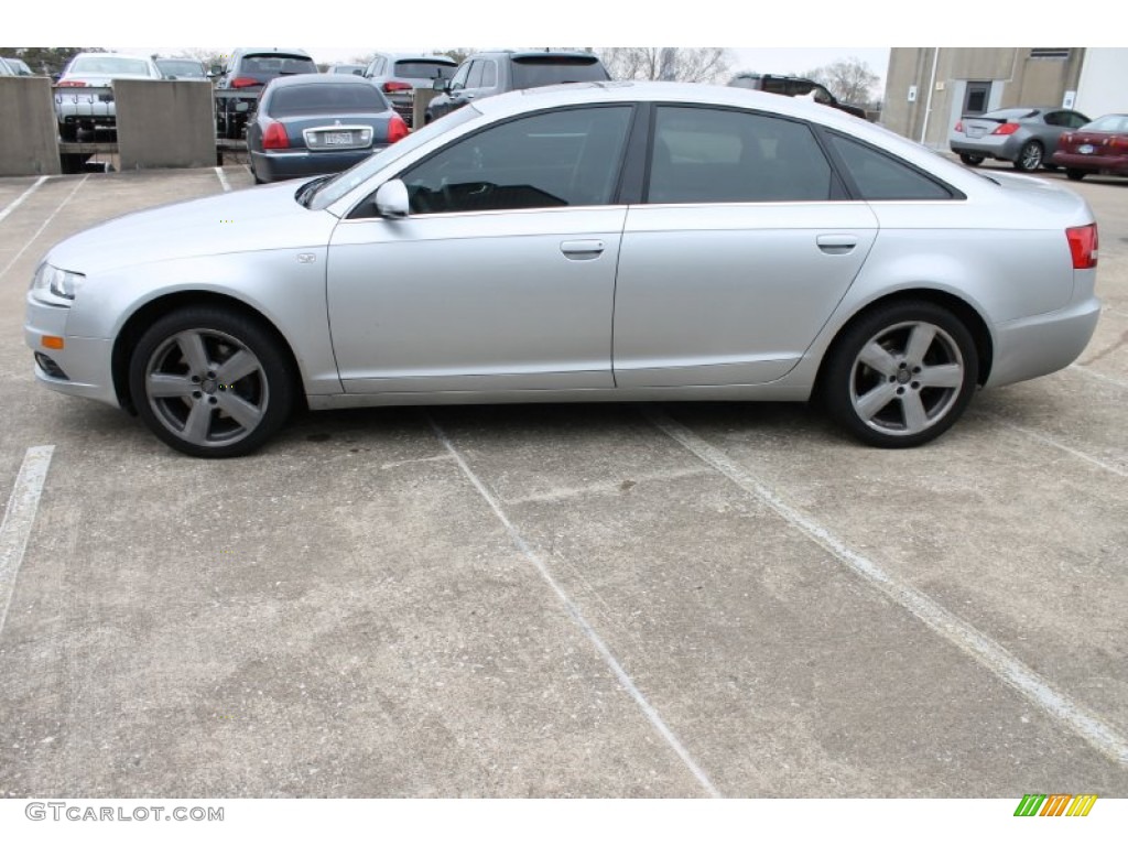 2008 A6 3.2 quattro Sedan - Light Silver Metallic / Black photo #5