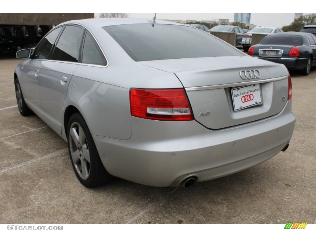 2008 A6 3.2 quattro Sedan - Light Silver Metallic / Black photo #7