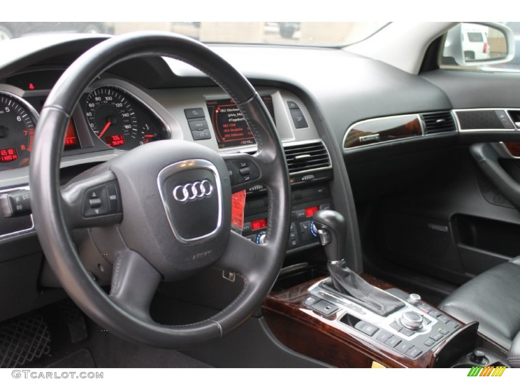 2008 A6 3.2 quattro Sedan - Light Silver Metallic / Black photo #15