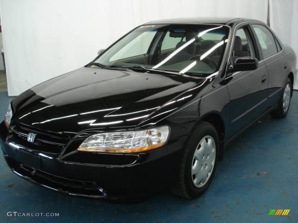 1998 Accord LX Sedan - Flamenco Black Pearl / Quartz photo #1