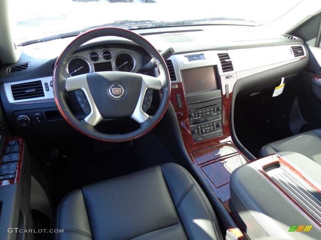 Ebony/Ebony Interior 2014 Cadillac Escalade ESV Premium AWD Photo #90513945