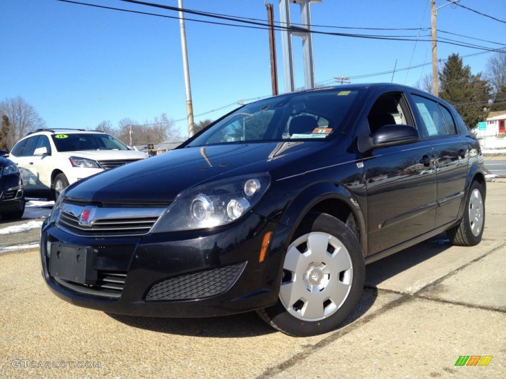 2008 Astra XE Sedan - Black Sapphire / Charcoal photo #1
