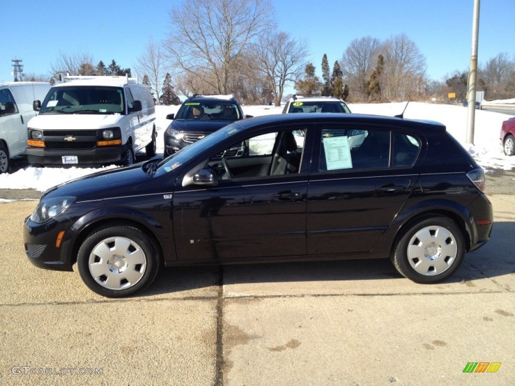 2008 Astra XE Sedan - Black Sapphire / Charcoal photo #5