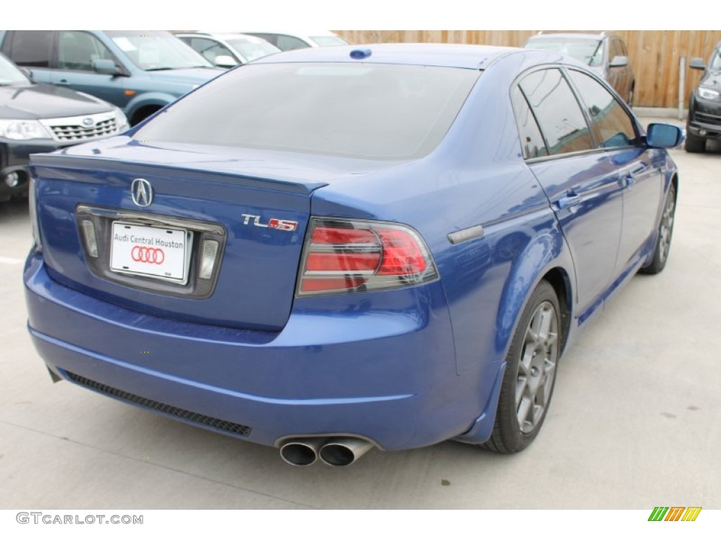 2007 TL 3.5 Type-S - Kinetic Blue Pearl / Ebony/Silver photo #8
