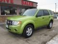Lime Squeeze Metallic 2012 Ford Escape XLS 4WD
