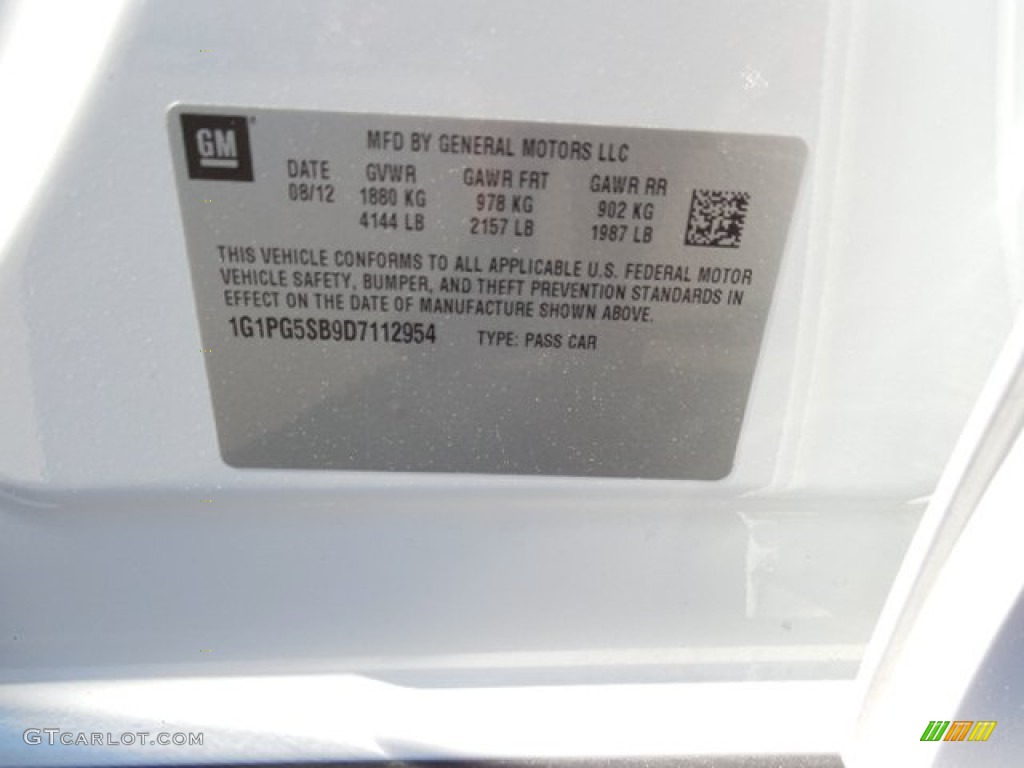 2013 Cruze LTZ - Summit White / Jet Black photo #22