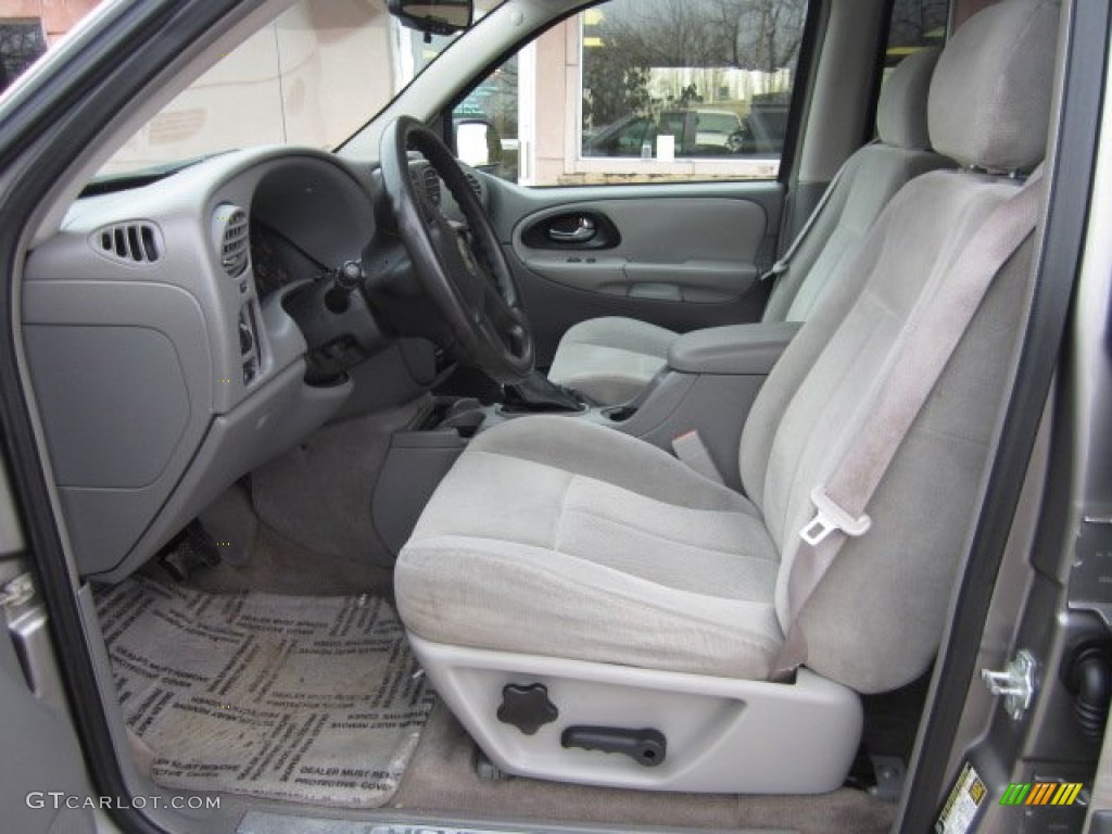 Light Gray Interior 2005 Chevrolet TrailBlazer LS 4x4 Photo #90516849