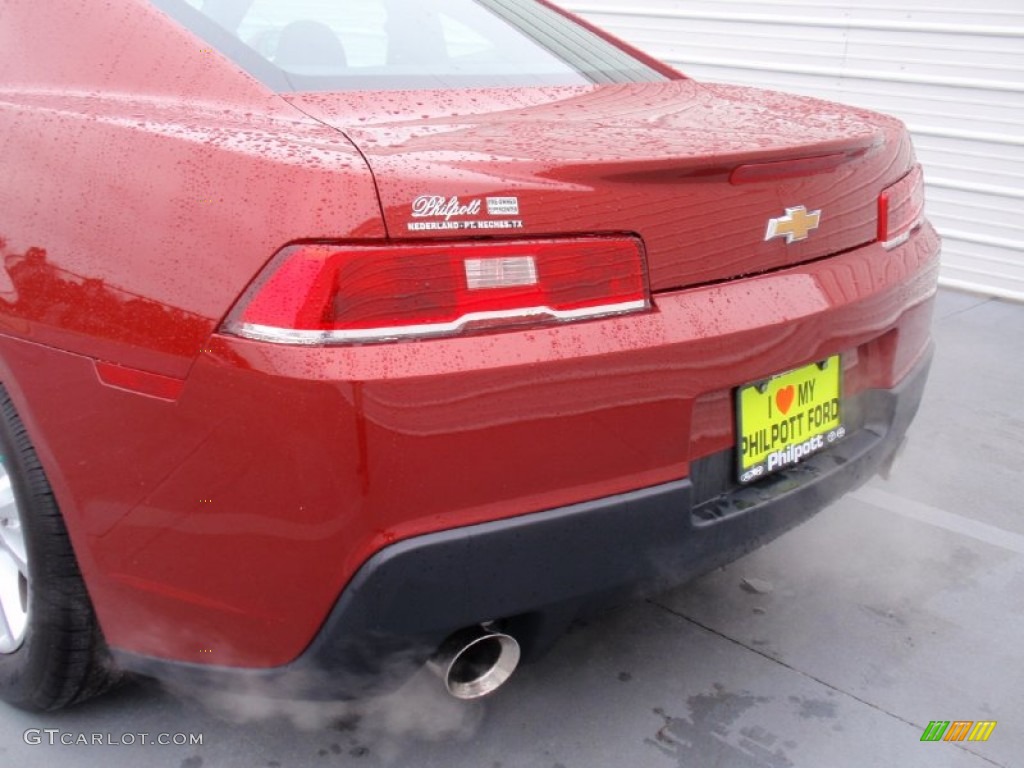 2014 Camaro LS Coupe - Crystal Red Tintcoat / Gray photo #18