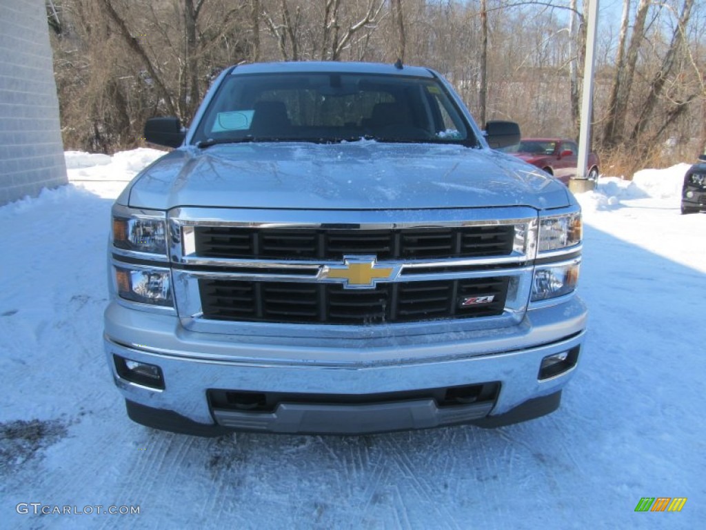 2014 Silverado 1500 LT Z71 Crew Cab 4x4 - Silver Ice Metallic / Jet Black photo #9