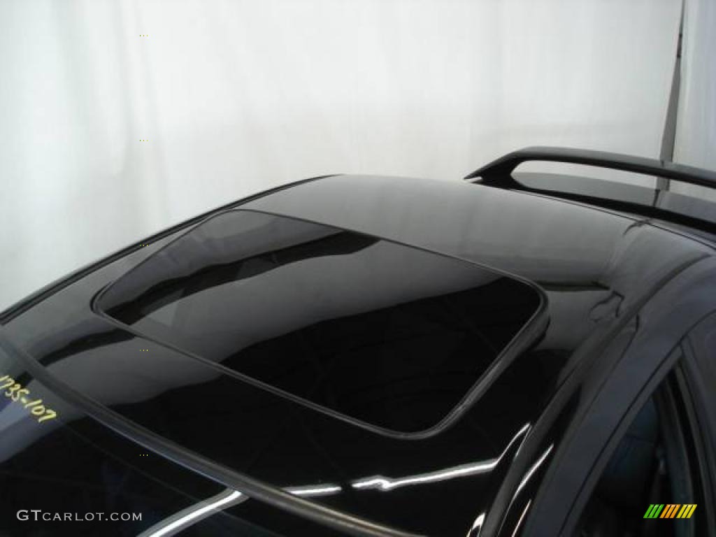 2003 Civic EX Coupe - Nighthawk Black Pearl / Black photo #9