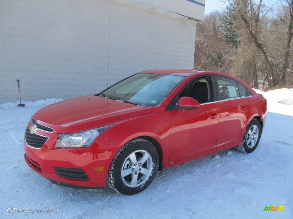 2014 Cruze LT - Red Hot / Jet Black photo #1