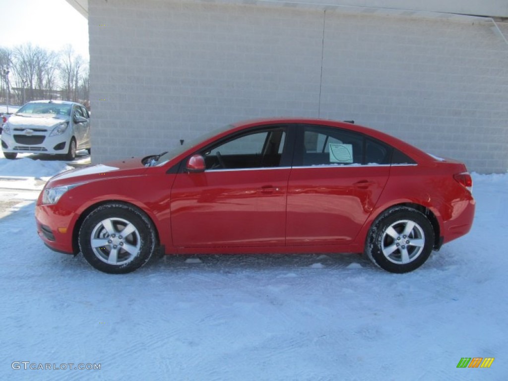 2014 Cruze LT - Red Hot / Jet Black photo #2