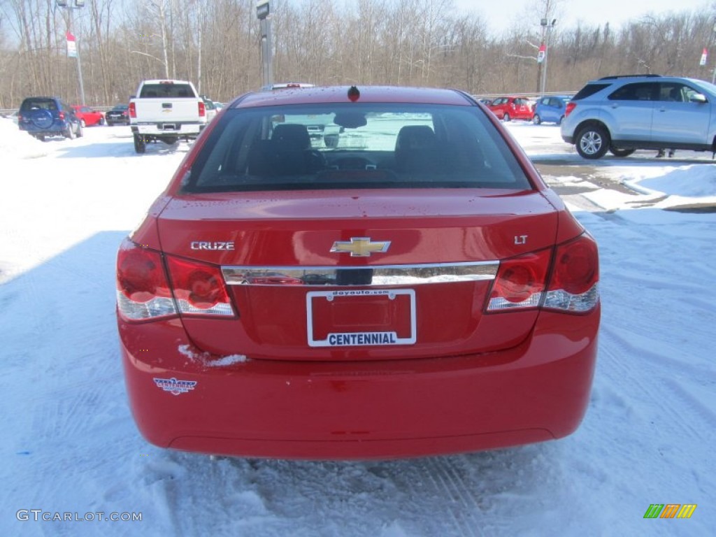 2014 Cruze LT - Red Hot / Jet Black photo #4