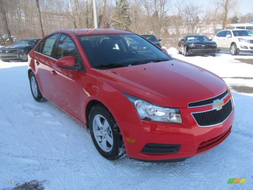 2014 Cruze LT - Red Hot / Jet Black photo #8