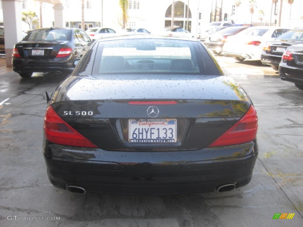 2003 SL 500 Roadster - Black / Charcoal photo #3