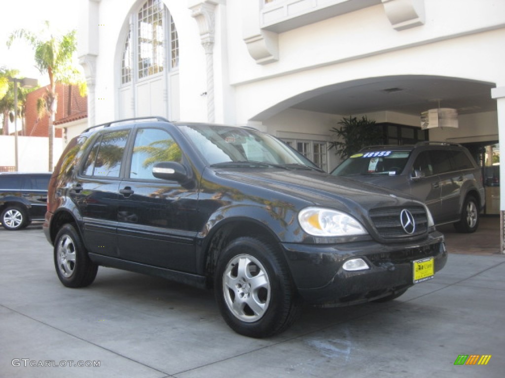 Black Mercedes-Benz ML