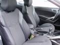 2014 Hyundai Veloster Black Interior Front Seat Photo