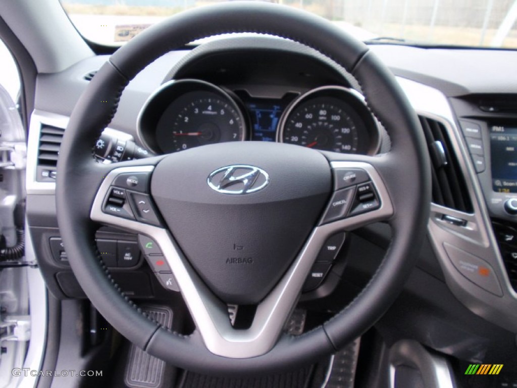 2014 Hyundai Veloster Standard Veloster Model Steering Wheel Photos
