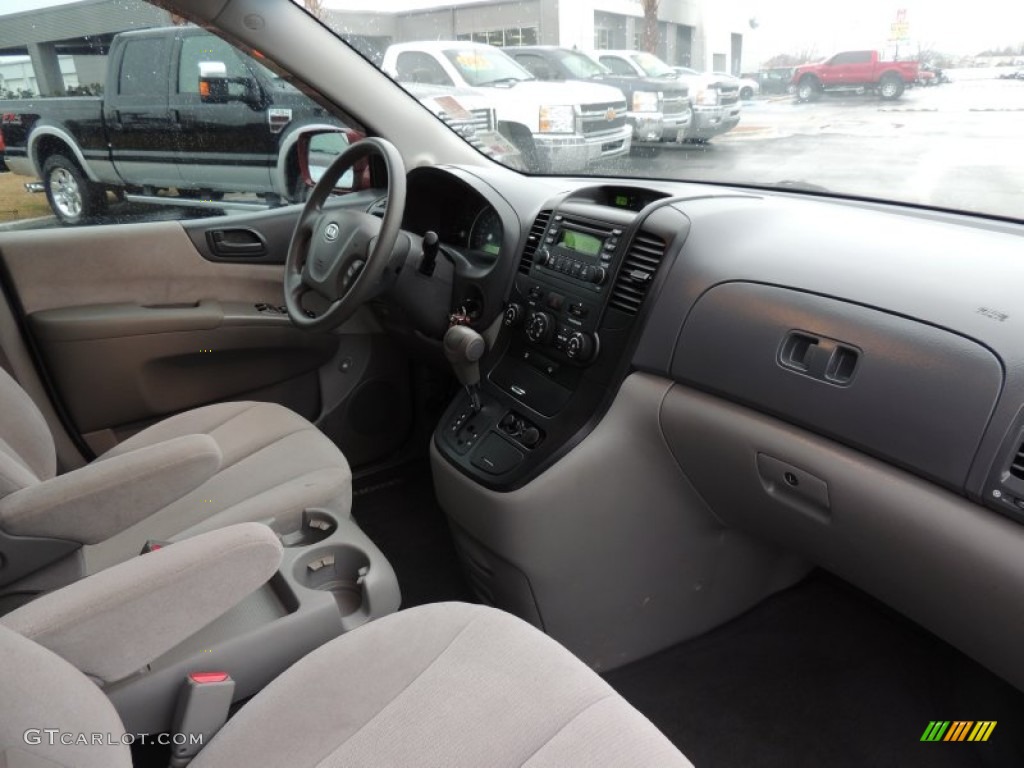 2008 Sedona LX - Claret Red Metallic / Gray photo #6