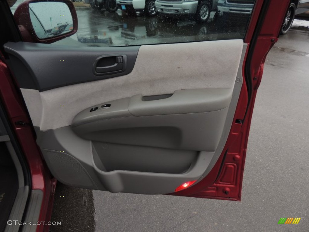 2008 Sedona LX - Claret Red Metallic / Gray photo #7