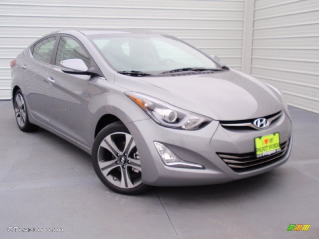 2014 Elantra Sport Sedan - Titanium Gray Metallic / Gray photo #2
