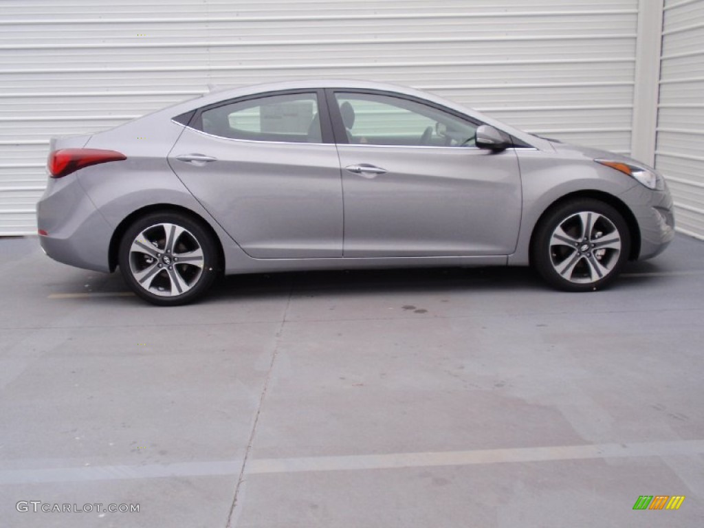 2014 Elantra Sport Sedan - Titanium Gray Metallic / Gray photo #3