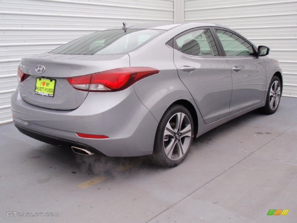 2014 Elantra Sport Sedan - Titanium Gray Metallic / Gray photo #4