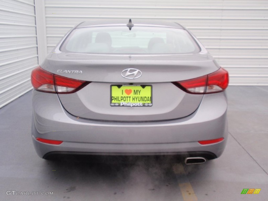 2014 Elantra Sport Sedan - Titanium Gray Metallic / Gray photo #5