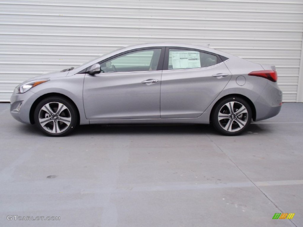 2014 Elantra Sport Sedan - Titanium Gray Metallic / Gray photo #6