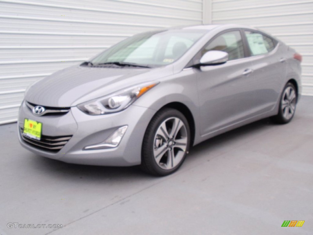2014 Elantra Sport Sedan - Titanium Gray Metallic / Gray photo #7