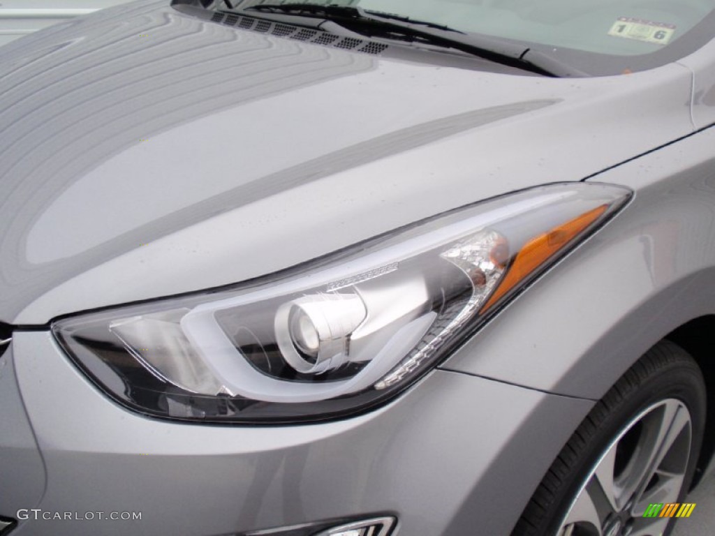 2014 Elantra Sport Sedan - Titanium Gray Metallic / Gray photo #9