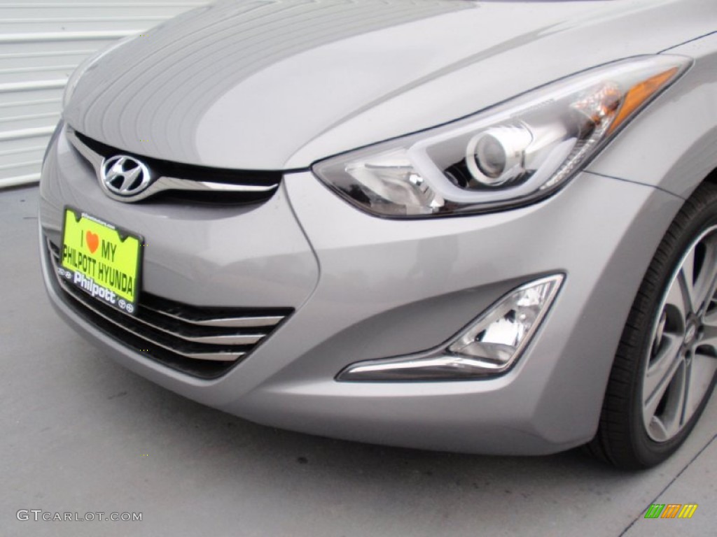 2014 Elantra Sport Sedan - Titanium Gray Metallic / Gray photo #11