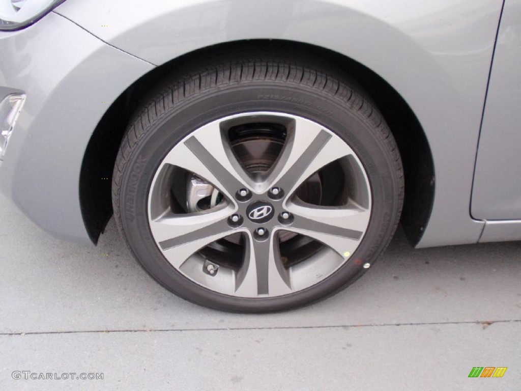 2014 Elantra Sport Sedan - Titanium Gray Metallic / Gray photo #12