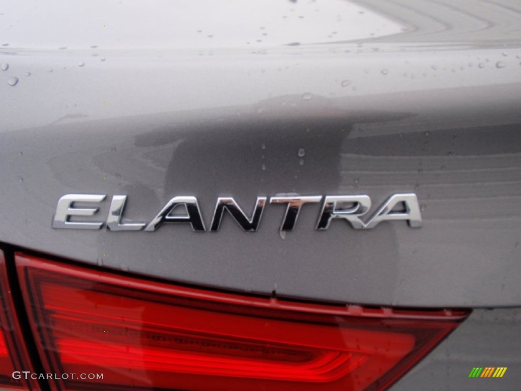 2014 Elantra Sport Sedan - Titanium Gray Metallic / Gray photo #14