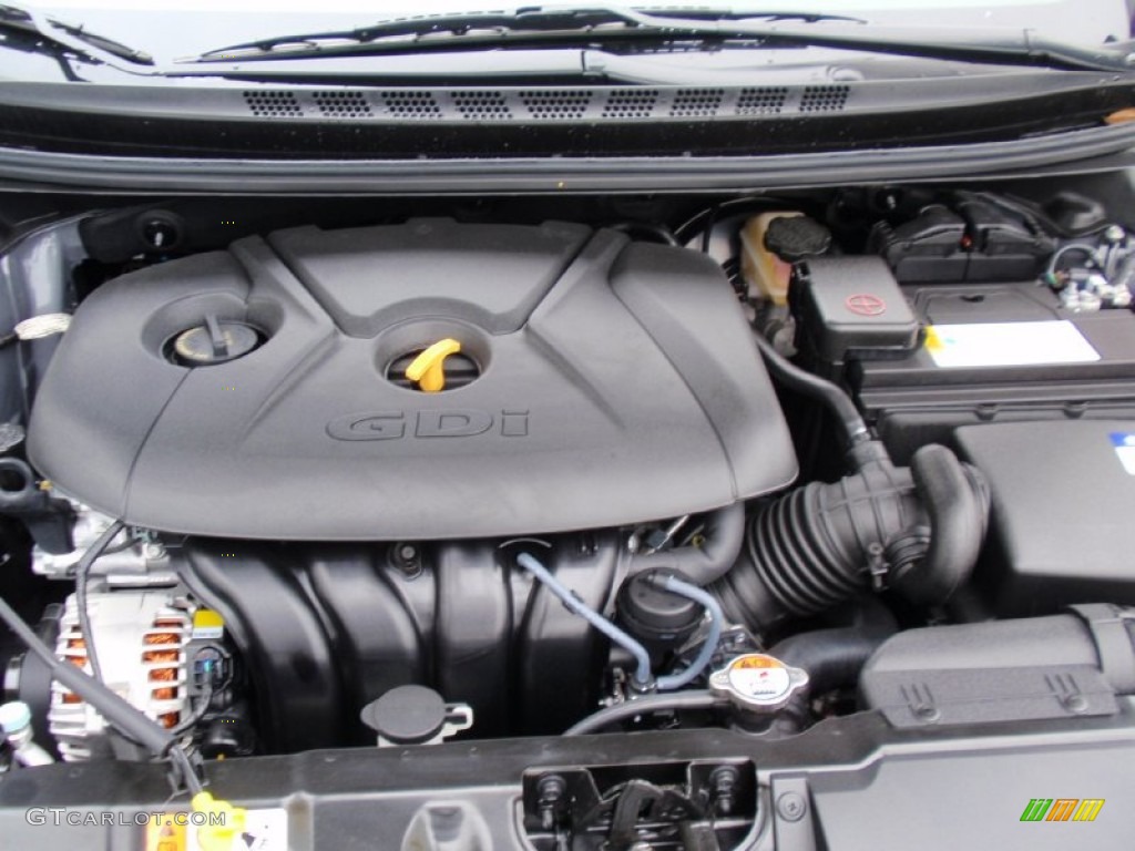 2014 Elantra Sport Sedan - Titanium Gray Metallic / Gray photo #15
