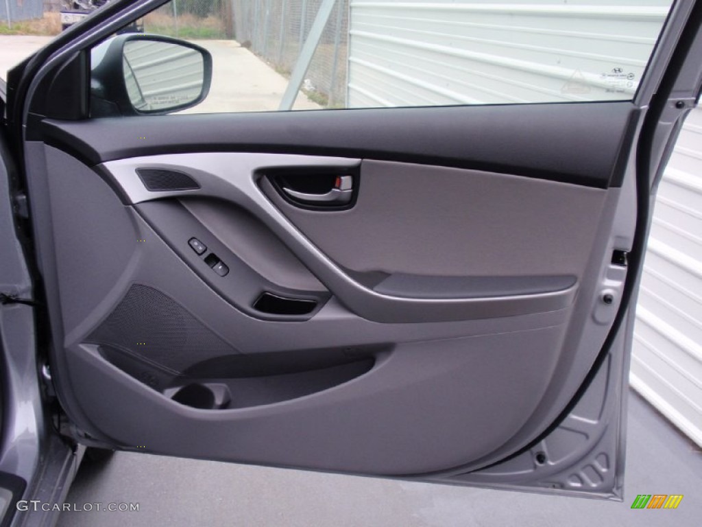 2014 Elantra Sport Sedan - Titanium Gray Metallic / Gray photo #16
