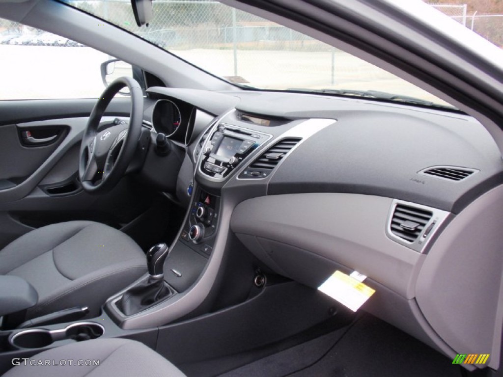 2014 Elantra Sport Sedan - Titanium Gray Metallic / Gray photo #17