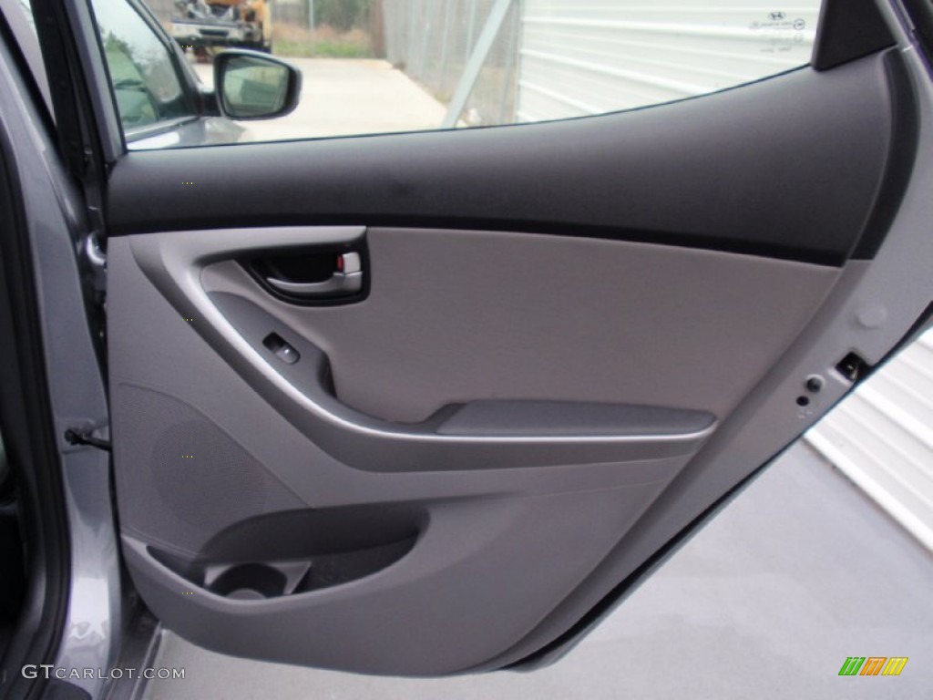 2014 Elantra Sport Sedan - Titanium Gray Metallic / Gray photo #19