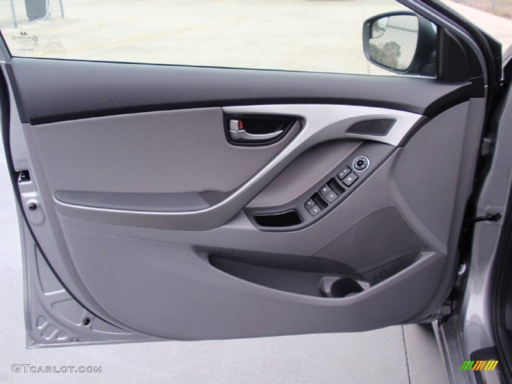 2014 Elantra Sport Sedan - Titanium Gray Metallic / Gray photo #22