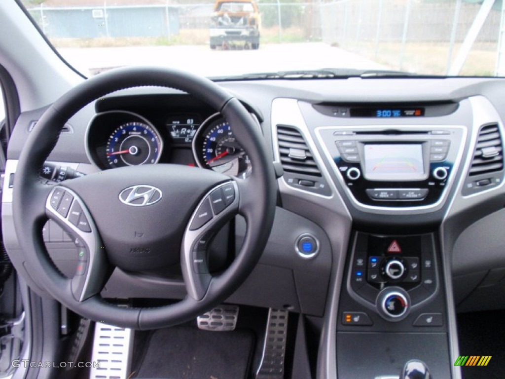 2014 Elantra Sport Sedan - Titanium Gray Metallic / Gray photo #28