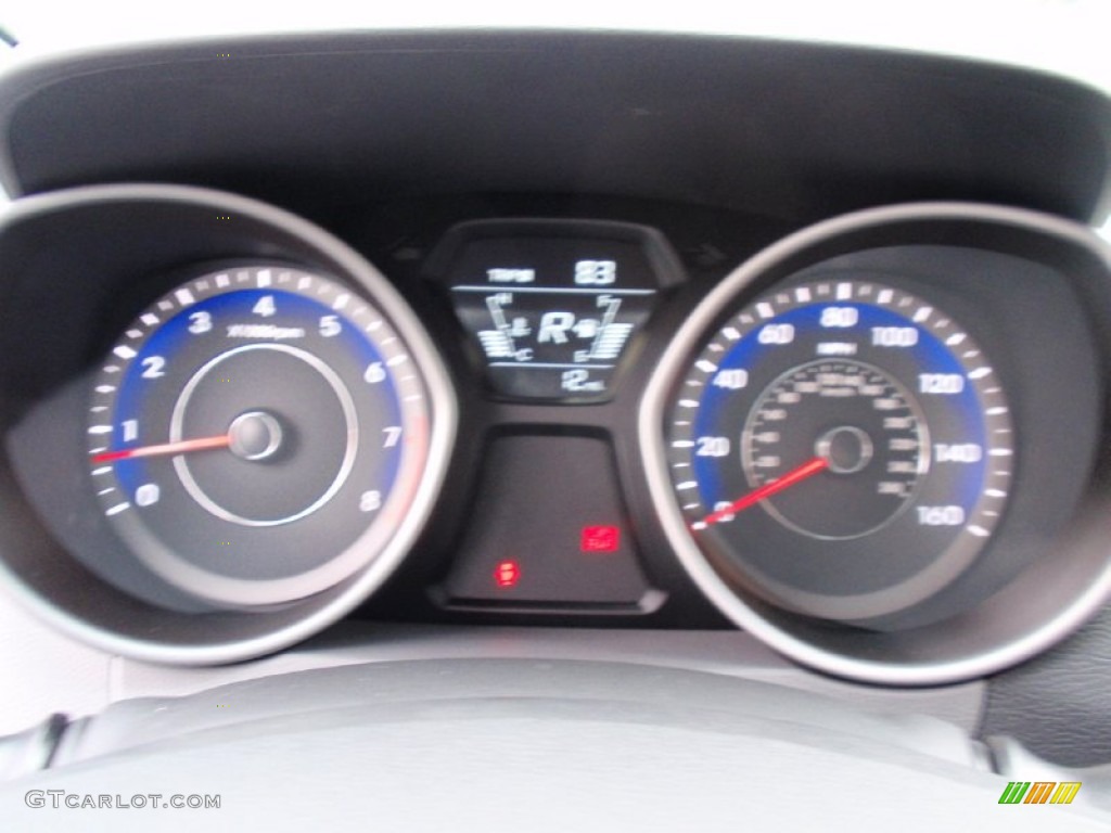 2014 Elantra Sport Sedan - Titanium Gray Metallic / Gray photo #32