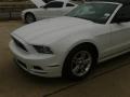 2014 Oxford White Ford Mustang V6 Convertible  photo #3