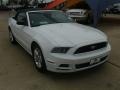 2014 Oxford White Ford Mustang V6 Convertible  photo #7