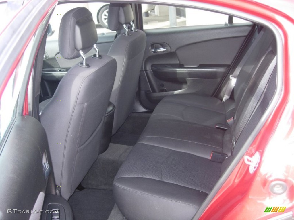 2012 200 Touring Sedan - Deep Cherry Red Crystal Pearl Coat / Black photo #8