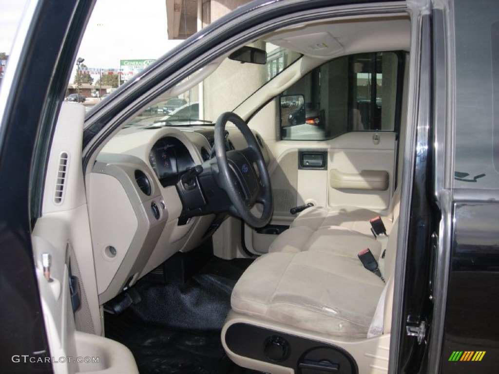 2006 F150 XL Regular Cab - Black / Tan photo #5