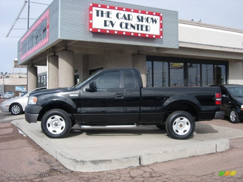 2006 F150 XL Regular Cab - Black / Tan photo #9