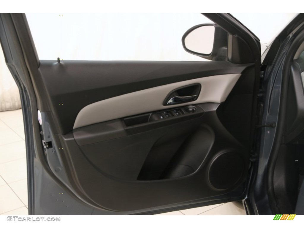 2012 Chevrolet Cruze LS Jet Black/Medium Titanium Door Panel Photo #90524131