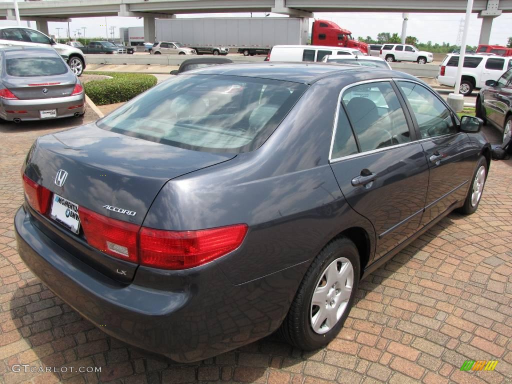 2005 Accord LX Sedan - Graphite Pearl / Gray photo #13