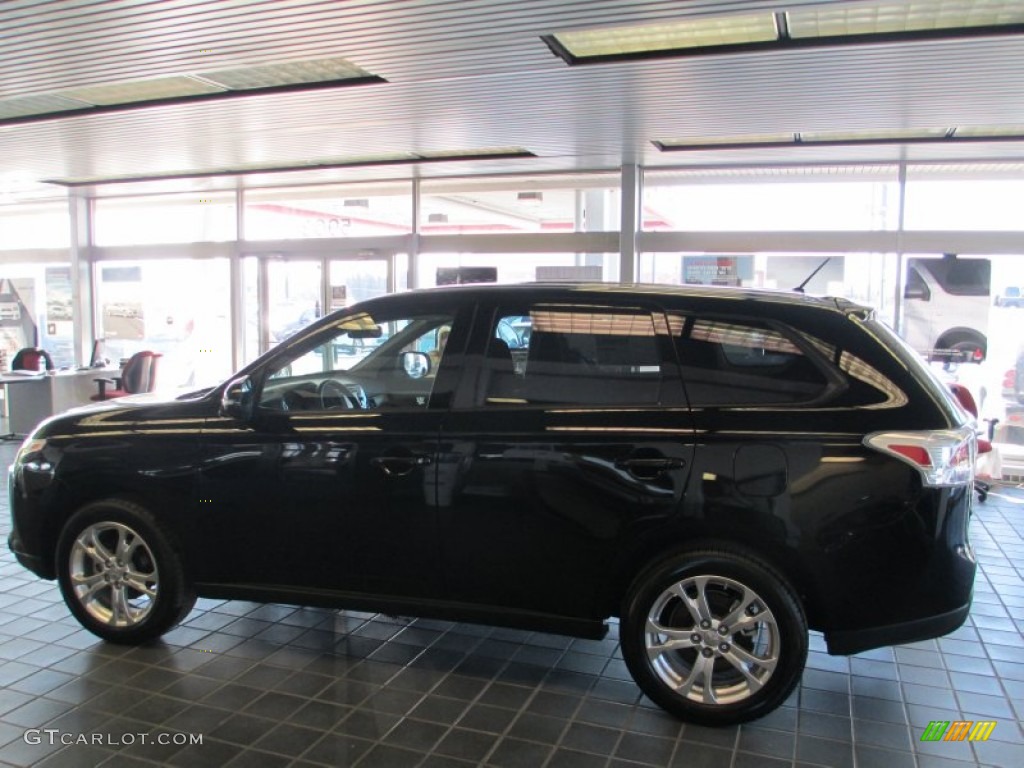 Labrador Black Pearl 2014 Mitsubishi Outlander SE Exterior Photo #90526477