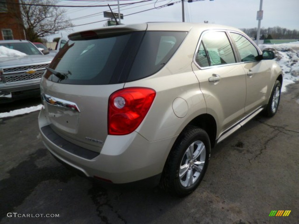 2014 Equinox LS AWD - Champagne Silver Metallic / Jet Black photo #7